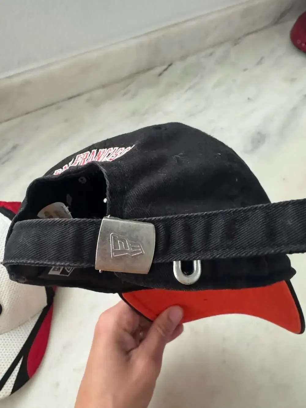 Lot of 2 New Era Toddler Baseball Hats: San Francisco 49ers 39THIRTY and San Fra